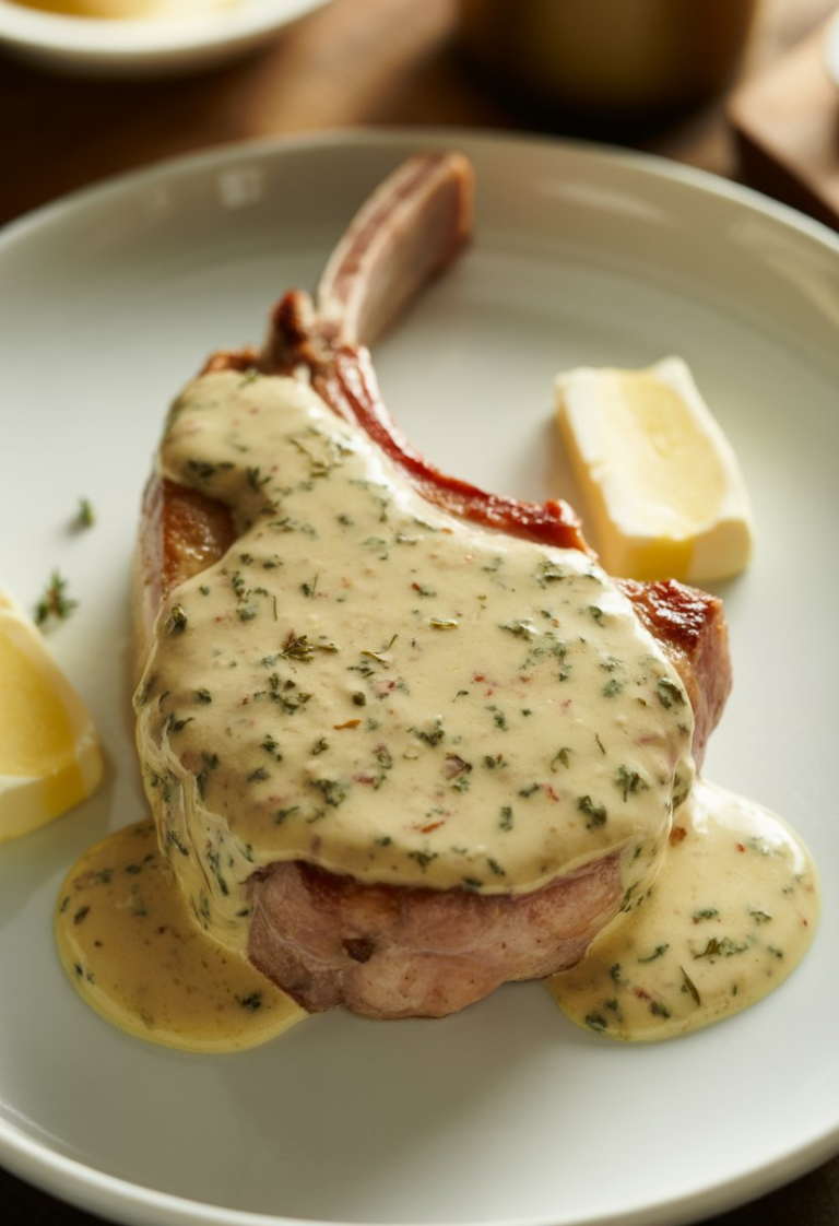 Creamy Mustard & Herb Sauce (Made in the Microwave)