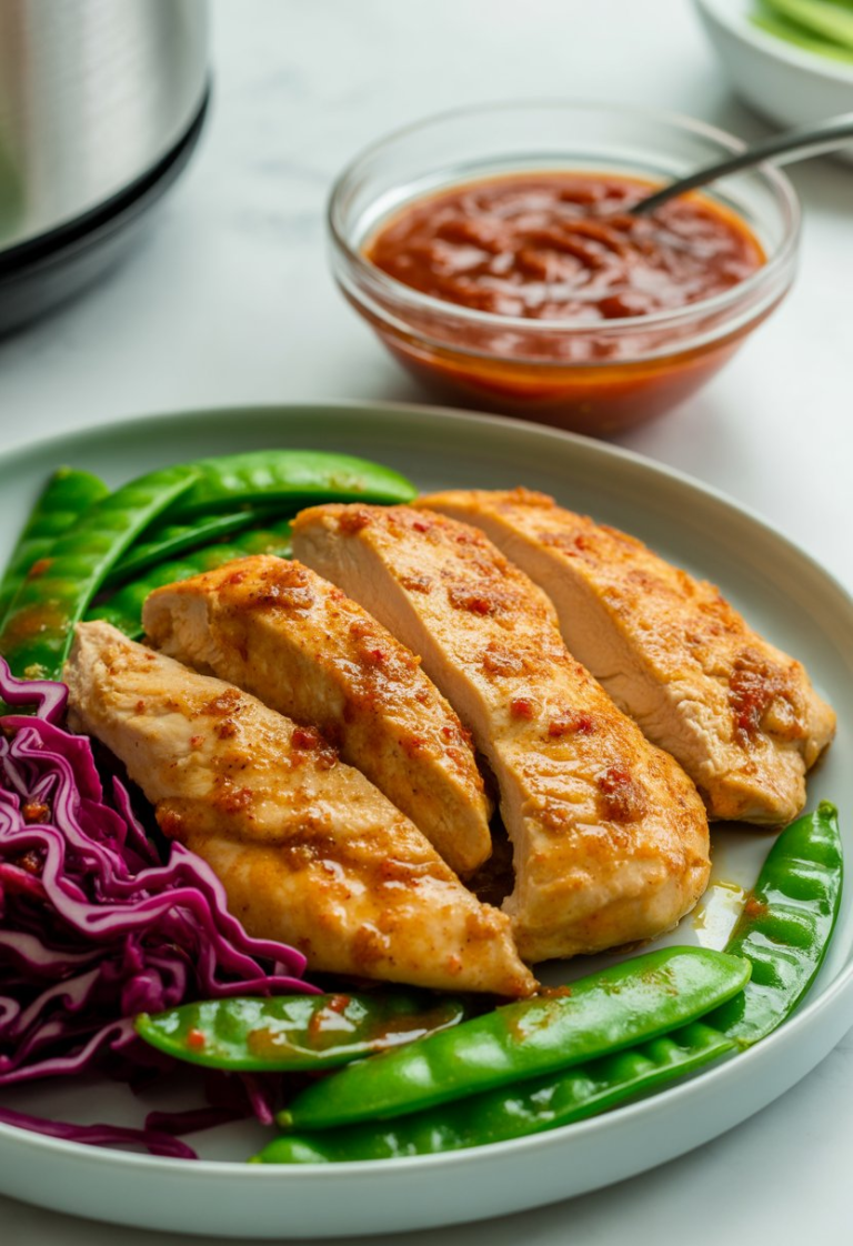 Spicy Chicken Strips with Sweet Chilli Ginger Sauce