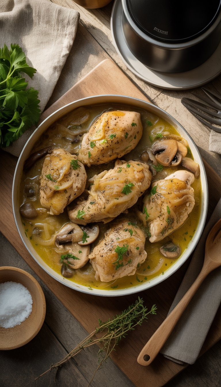 Chicken Fricassée (A Classic French Comfort Dish Made Simple)
