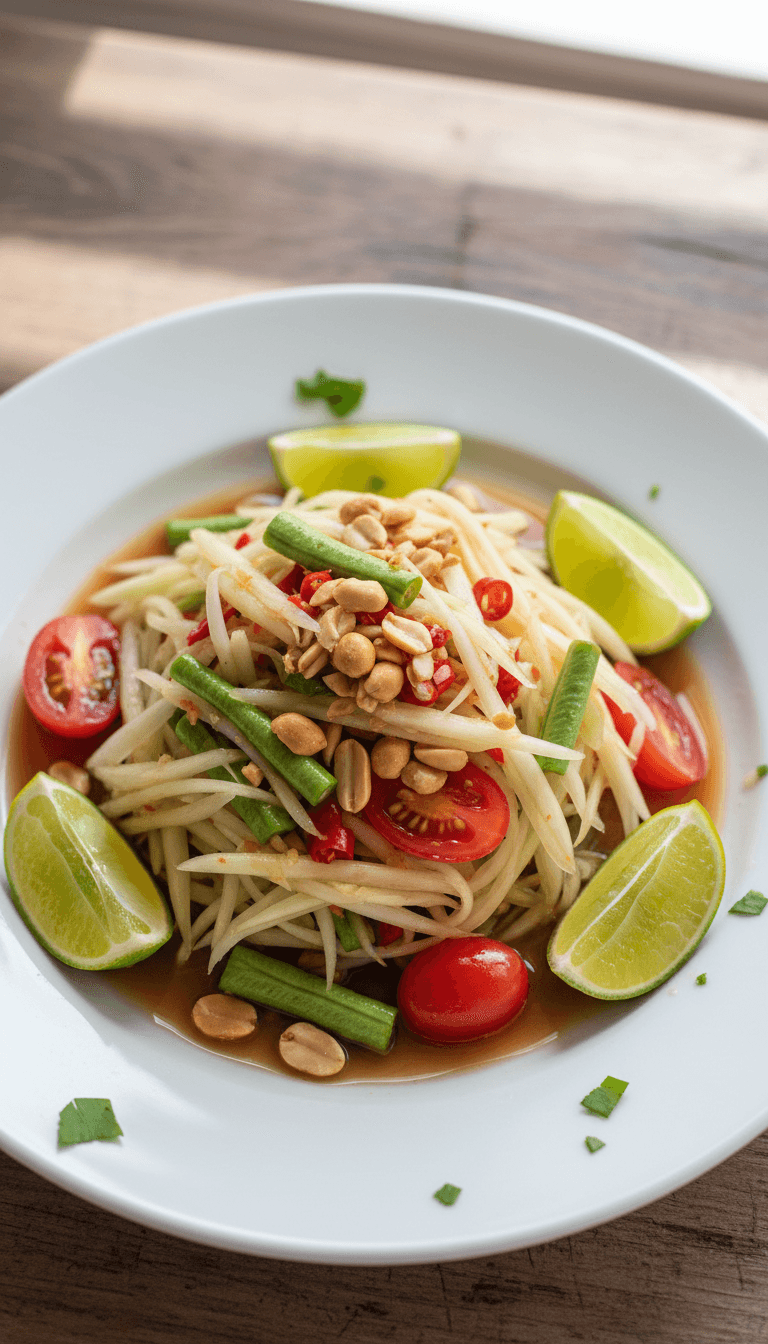 Som Tum (Green Papaya Salad)