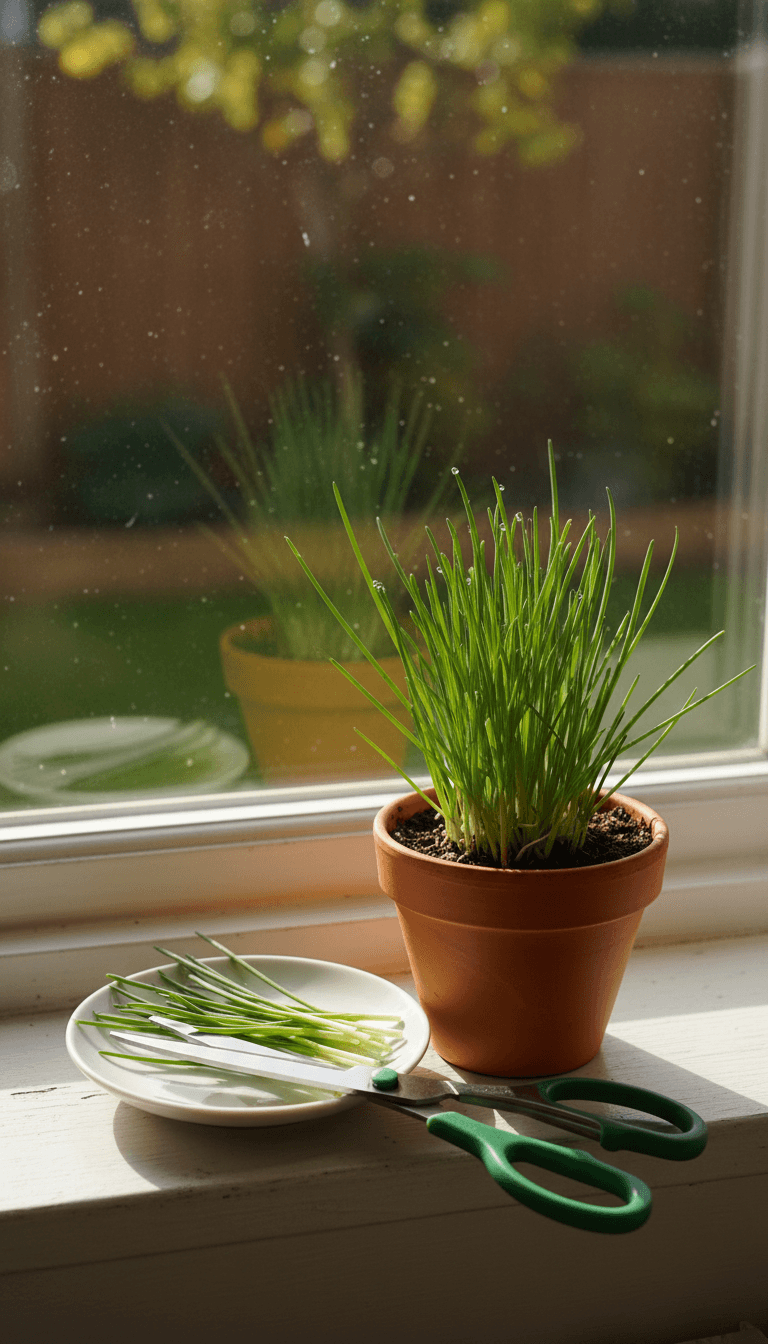 Chives and Garlic Chives