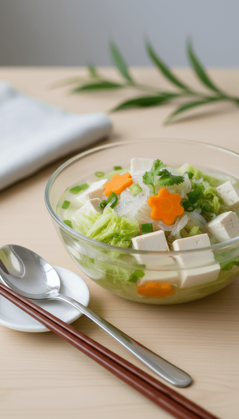 Gaeng Jued (Clear Vegetable and Tofu Soup)