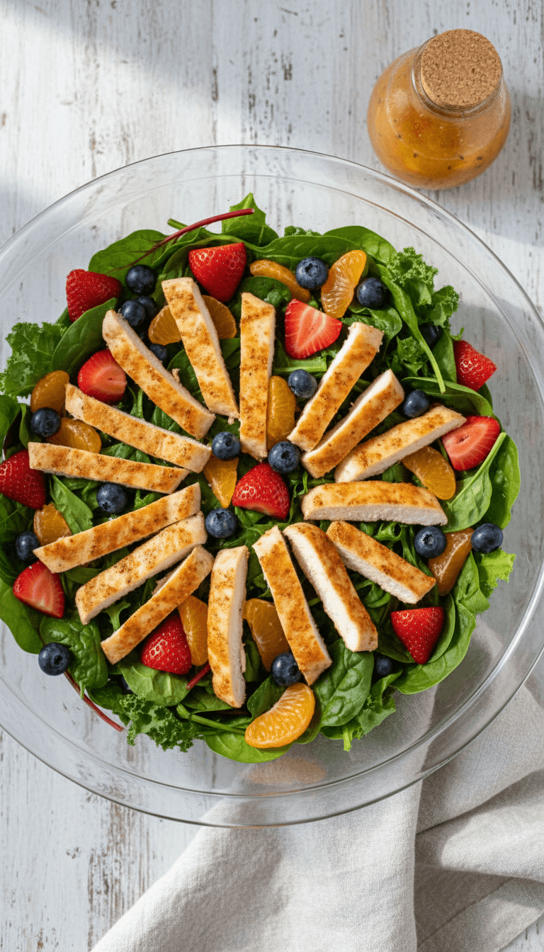 Crisp Chicken Salad with Sweet Fruity Dressing: A Fresh, Easy Weeknight Recipe