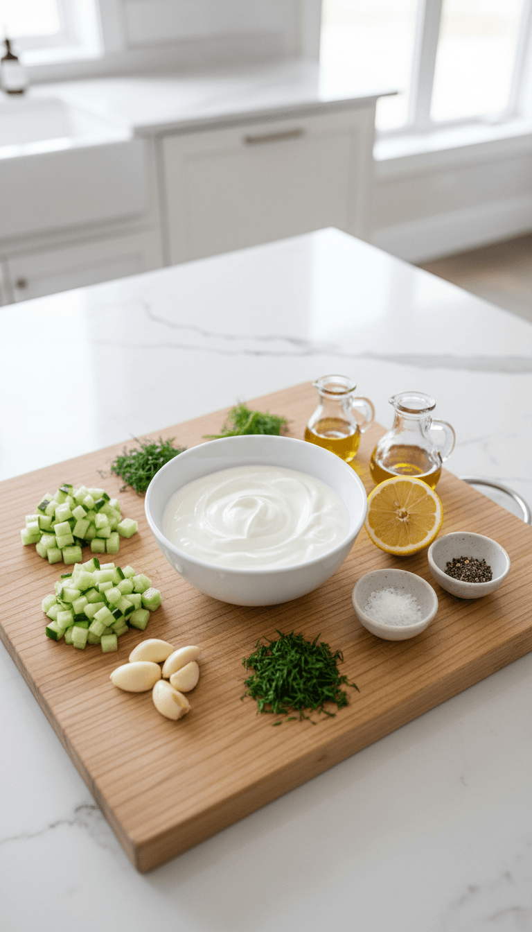 Essential Ingredients for Classic Tzatziki