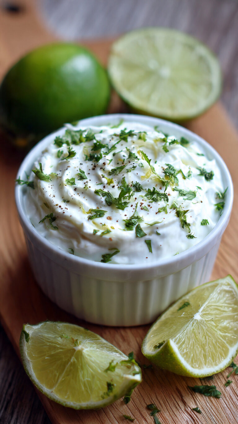 Creamy Lime Crema
