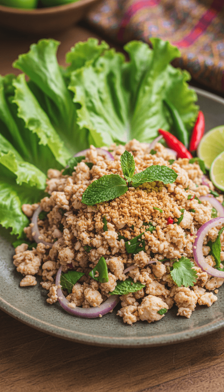 Larb Gai (Thai Chicken Salad)