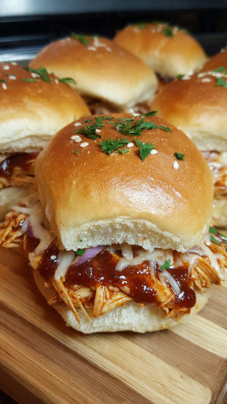 Game Day Grub: Quick And Easy BBQ Chicken Sliders Dinner Recipe!