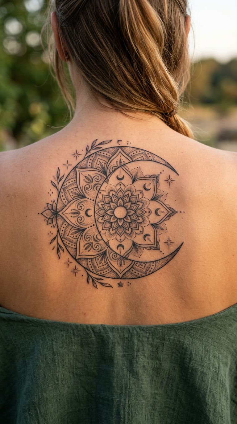 15 Moon Tattoo Ideas That Are Quietly Stunning