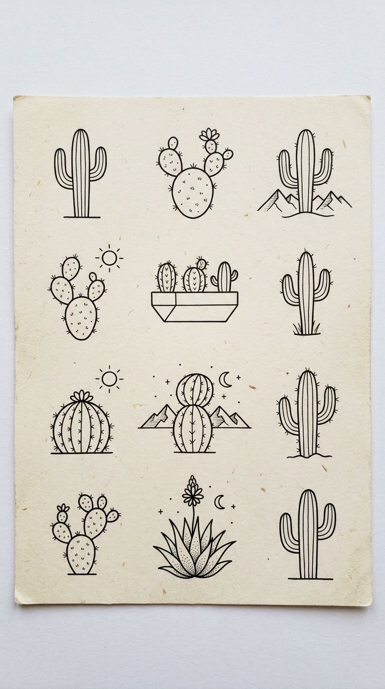 Desert Desires: 125 Stunning Cactus and Succulent Tattoo Ideas